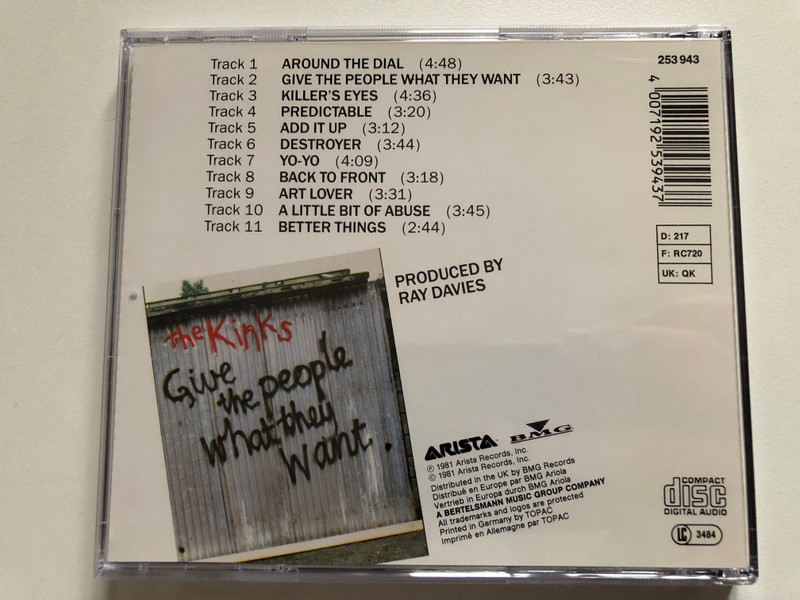 The Kinks – Give The People What They Want / Audio CD (4007192539437)