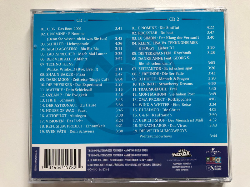Neuer Deutscher Techno - Kapitel Zwei / Audio CD (731454157827) 