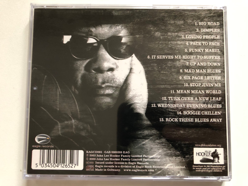 John Lee Hooker – Face To Face / Audio CD (5034504126527)