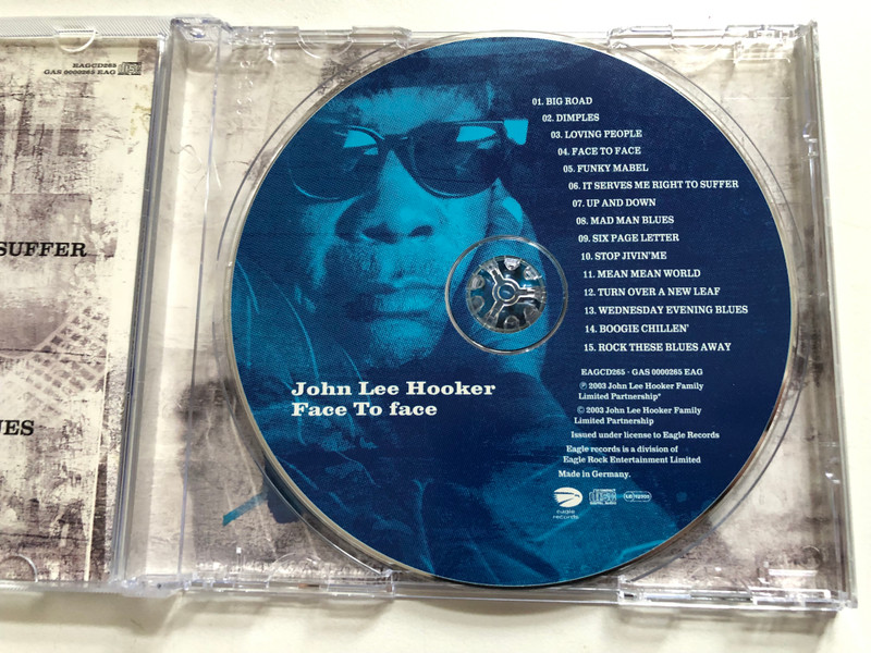 John Lee Hooker – Face To Face / Audio CD (5034504126527)