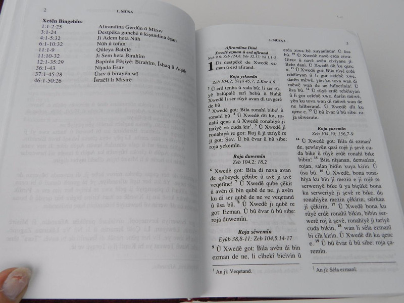 Kurdish Kurmanji Language Hardcover Bible Old & New Testament / Northern Kurdish / Kiteba Piroz Peymana Kevin u Peymana Nu