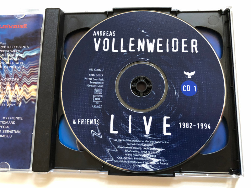 Andreas Vollenweider & Friends – Live 1982–1994 / Audio CD (5099747804229)