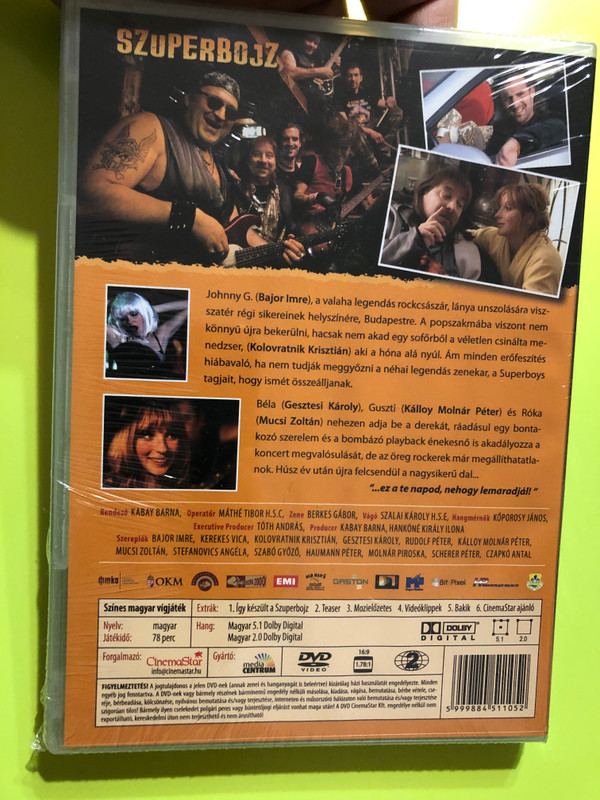 Szuperbojz: A Hungarian Rock Comedy DVD (5999884511052)
