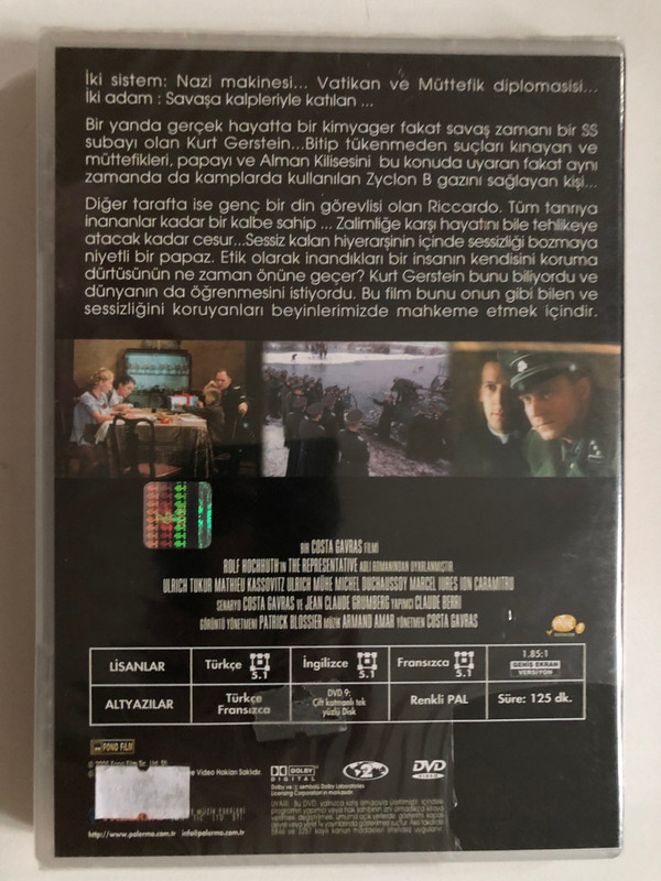 AMEN. – A Powerful Adaptation of Rolf Hochhuth’s "The Representative" DVD (AMENRolfHochhuth)