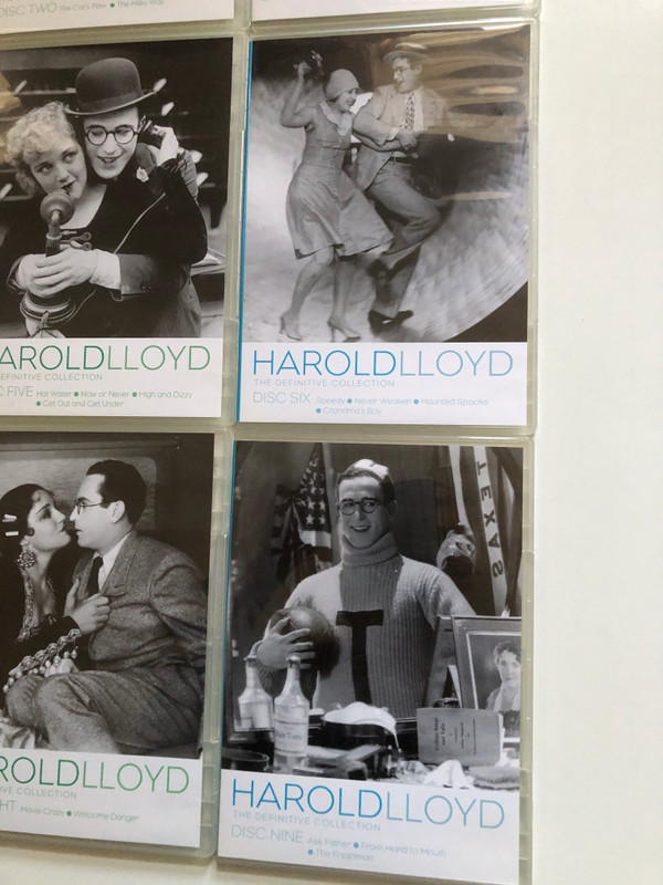 Harold Lloyd – The Definitive Collection | DVD Box Set (9 discs) (5060034577591)