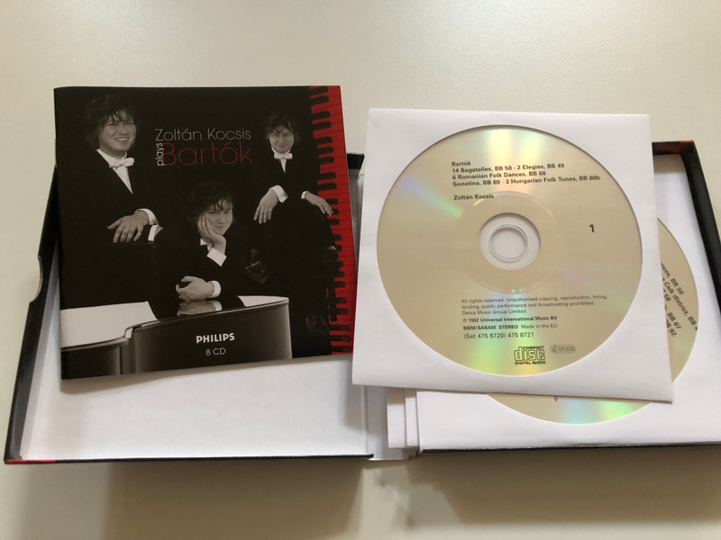 Zoltán Kocsis – Béla Bartók: Music for Piano (8-CD Set) (028947567202)