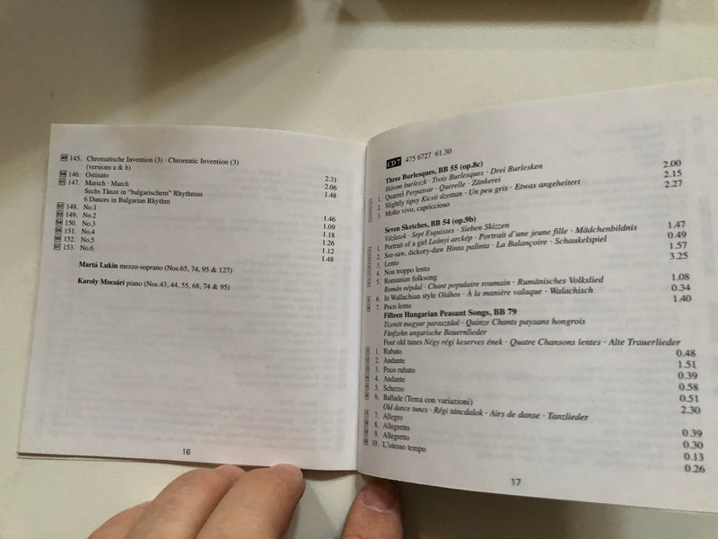 Zoltán Kocsis – Béla Bartók: Music for Piano (8-CD Set) (028947567202)