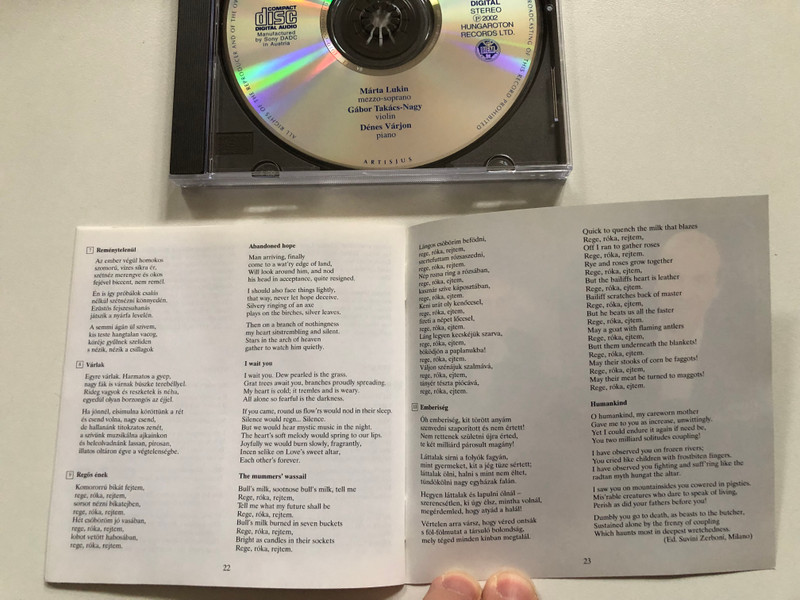 Hungarian Years: The Legacy of Sándor Veress – Digital Audio Collection (CD) (5991813201027)