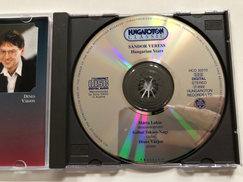 Hungarian Years: The Legacy of Sándor Veress – Digital Audio Collection (CD) (5991813201027)