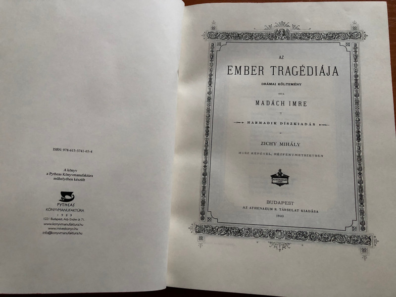 AZ EMBER TRAGÉDIÁJA (THE TRAGEDY OF MAN) by MADÁCH IMRE (9786155741654)