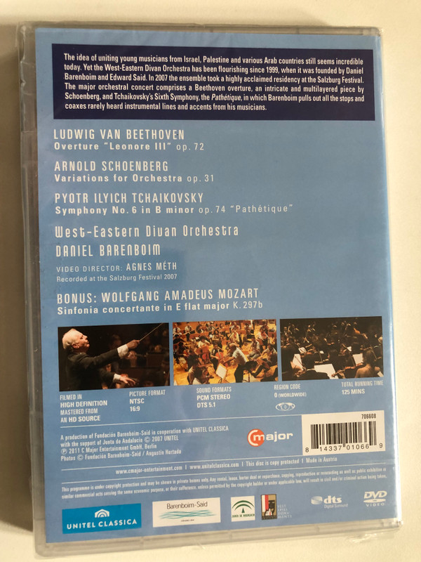 The Salzburg Concerts – A Triumphant Celebration with the West-Eastern Divan Orchestra (DVD Video) (814337010669)