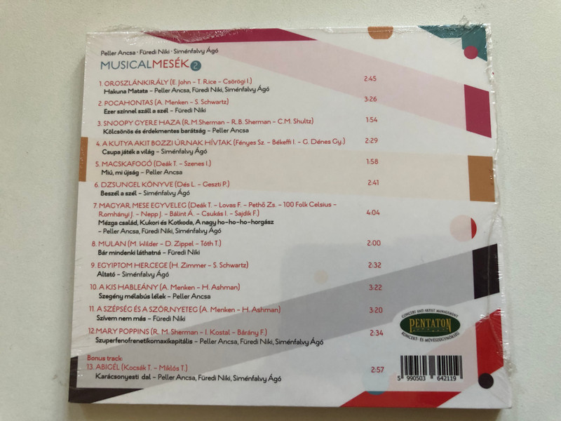 MUSICALMESÉK – Musical Fairy Tales (Audio CD) (5990503642119)