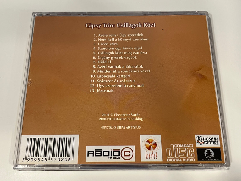Gipsy Trio: Csillagok Közt (Audio CD) (5999545570206)