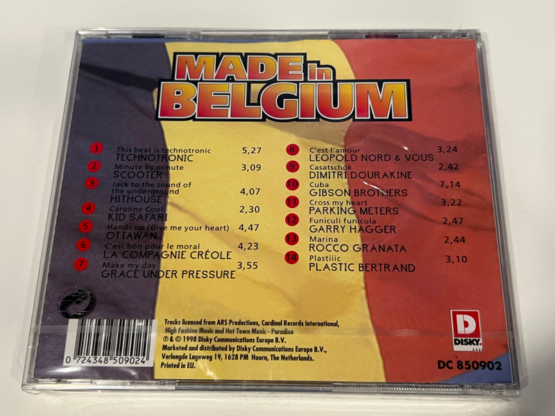 MADER BELGIUM: Dance Beats & Belgian Hits Compilation (Audio CD) (0724348509024)