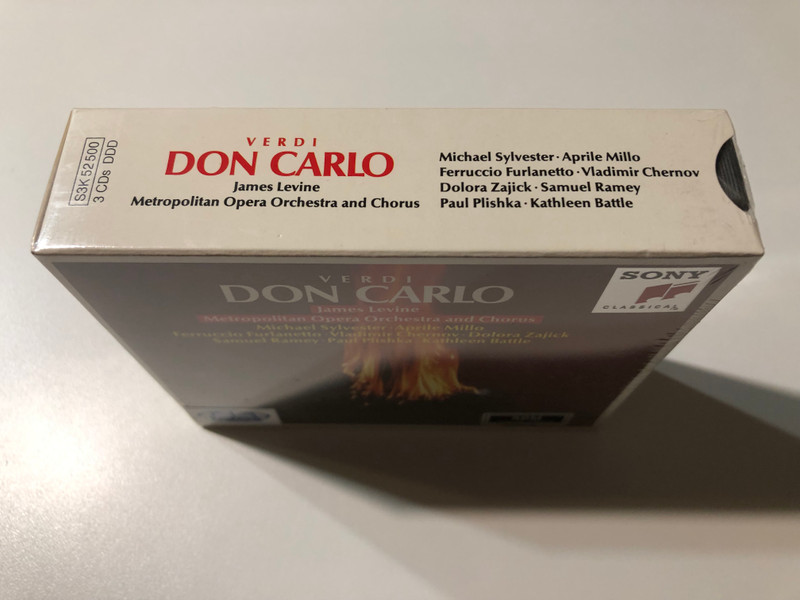 Verdi: Don Carlo – Digital Opera Masterpiece Conducted by James Levine (3CD Set) (5099705250020)