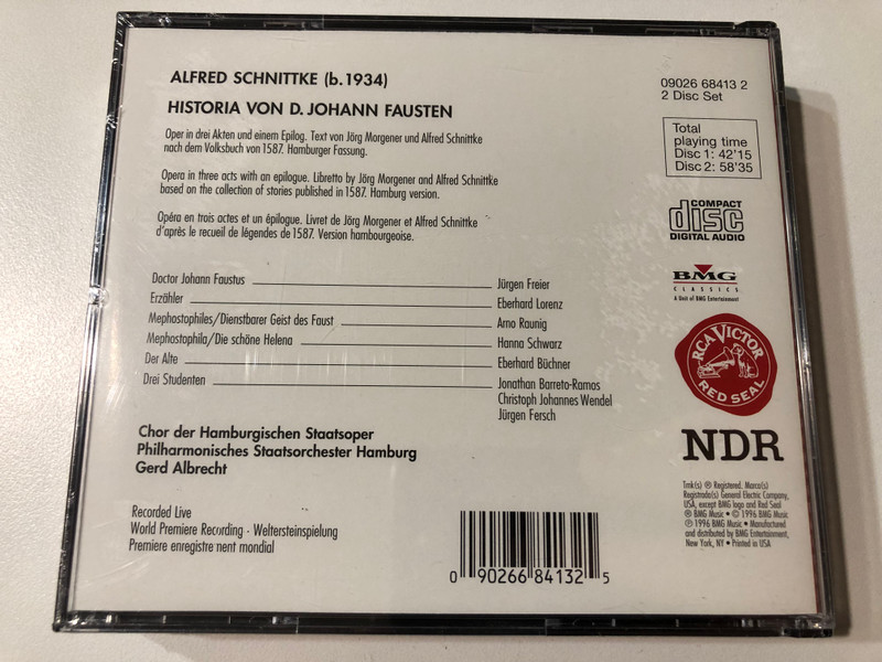 ADA VICTO Red Seal – World Premiere Recording (2-Disc Compact Digital Audio Set) (090266841325)