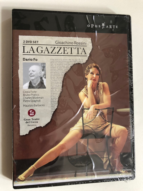 Opustarte: La Gazzetta – A Rossini Comic Opera Production (2 DVD Set) (809478009535)