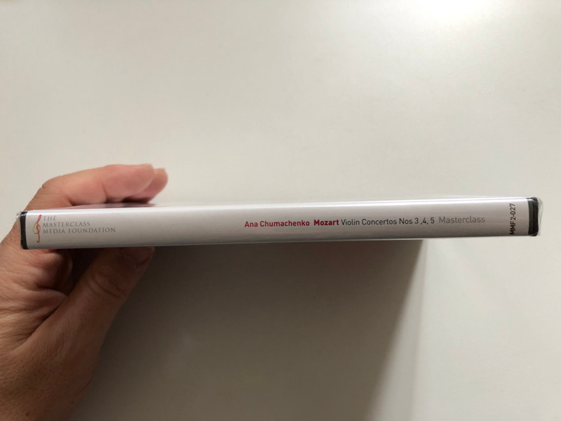 Ana Chumachenko: Mozart Violin Concertos Masterclass – Verbier Festival Academy (DVD) (AnaChumachenko)