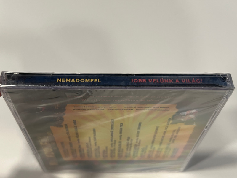 Nemadomfel – Never Give Up | Jobb Velünk a Világ! (Audio CD) (NeverGiveUp)