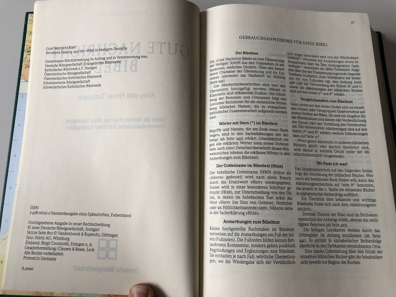 Gute Nachricht Bibel (Today's German Holy Bible) / Printed in Germany