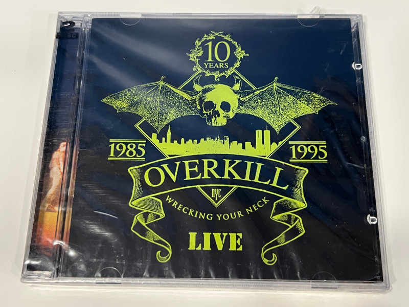 Overkill – Wrecking Your Neck Live (10 Years 1985–1995) - 2-CD Live Album