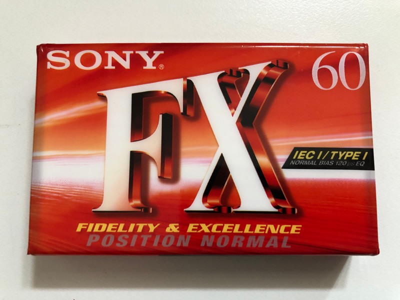 Sony HF High Fidelity Normal Bias Audio Cassette Tape – 60 Minute (2x30) (4901780194636)