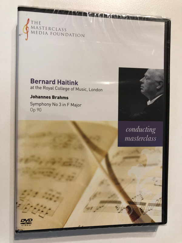 Bernard Haitink: Conducting Masterclass on Brahms' Symphony No. 3 (DVD) (BernardHaitink) 