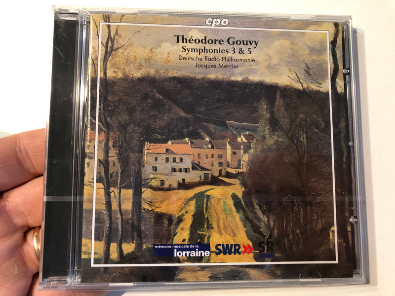 Théodore Gouvy: Symphonies Nos. 3 & 5 – Classical CD by Deutsche Radio Philharmonie and Jacques Mercier (761203737925)