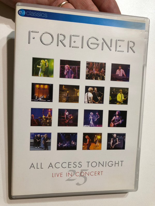 Foreigner – All Access Tonight (Live In Concert 25) DVD (5036369807092)