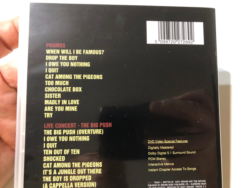 The Big Picture - Bros | DVD Video Music Collection (5099720272892)