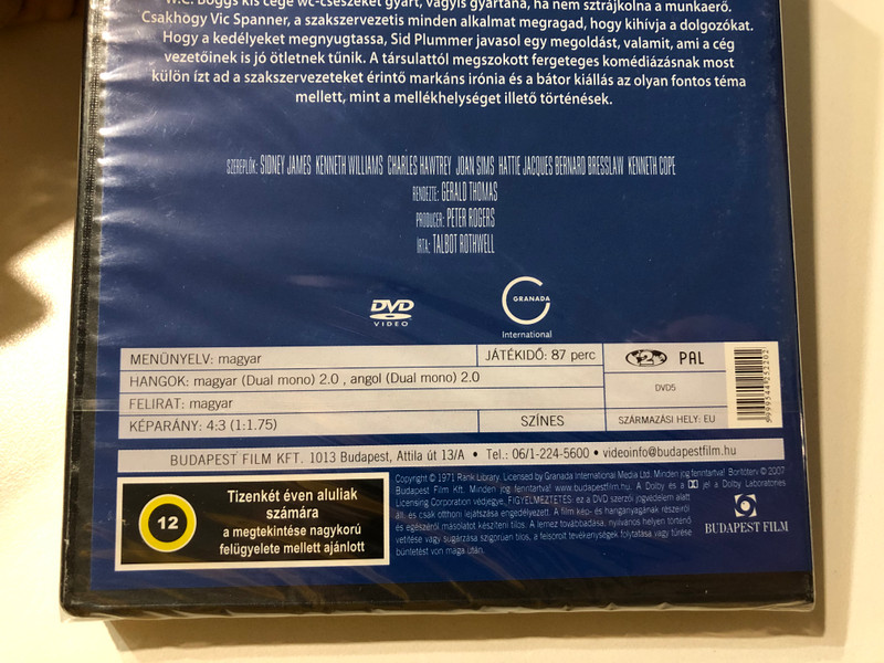 Folytassa, Amikor Önnek Megfelel (Carry On At Your Convenience) | Klasszikus Brit Komédia DVD (409344252202)