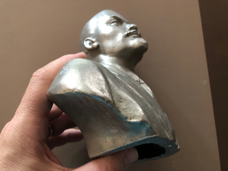 Lenin Bust (1984) by A. Murzin - Soviet Socialist Realist Sculpture (VLeninBust004)