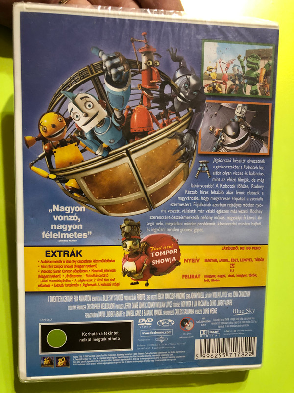 Robots | Animated Family Adventure DVD Robotok (5996255717822)