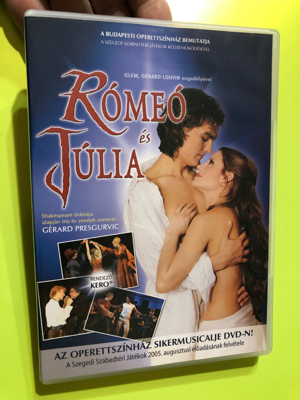 Romeo és Júlia - Hungarian Musical Production on DVD (Budapesti Operettszínház) Gérard Presgurvic (5995036420111)