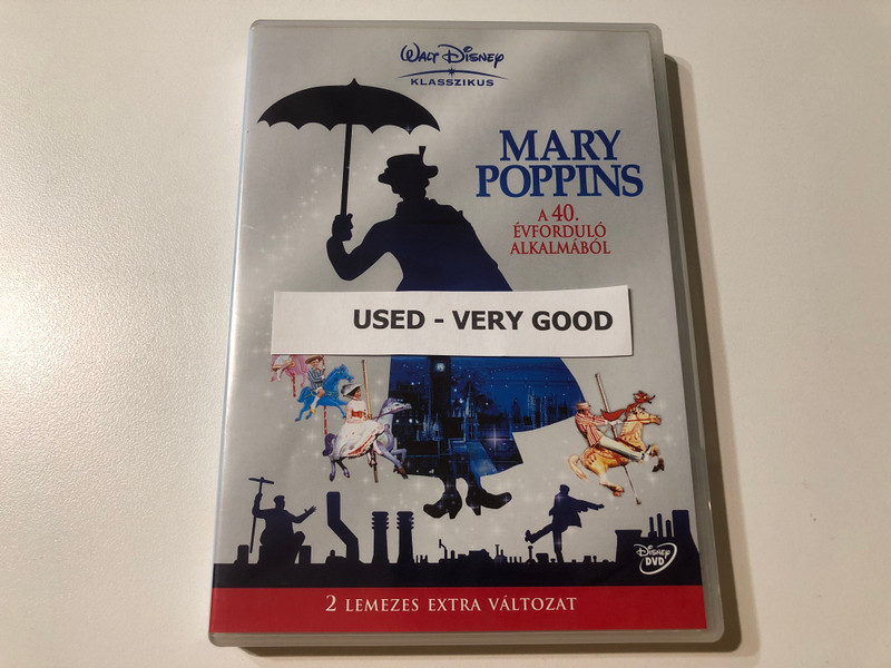 Mary Poppins: 40th Anniversary Edition - DVD | Disney Classic 2-Disc Special Edition (5996255710106)