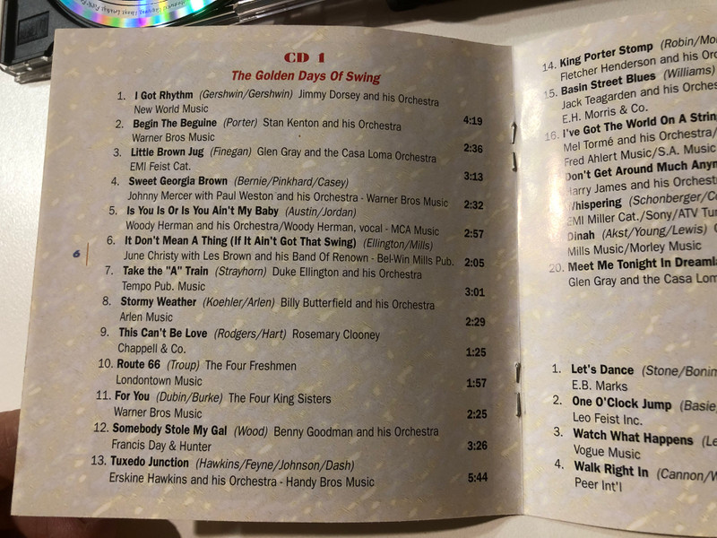 THIS IS SWING – The Ultimate Swing Music Compilation: Golden Days, Giants & Swing Time 4 CD Set (ThisisSwing)