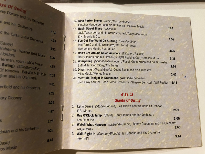 THIS IS SWING – The Ultimate Swing Music Compilation: Golden Days, Giants & Swing Time 4 CD Set (ThisisSwing)