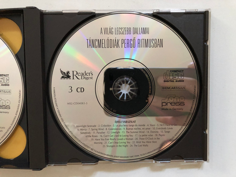 A Világ Legszebb Dallamai: Táncmelódiák Pergő Ritmusban | Dance Melodies Collection (MSZ-CD04083-F)