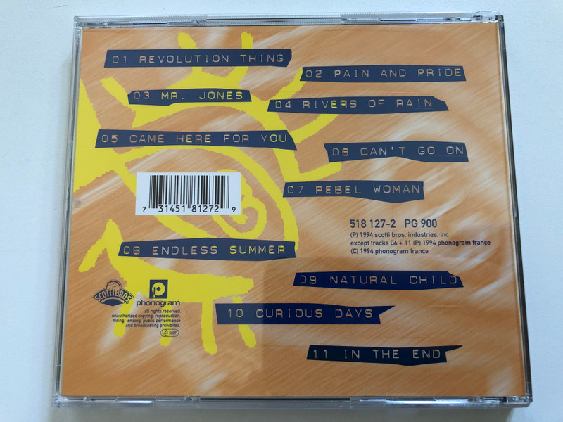 Blind Fish | 2000 BBF | Rock Album CD (731451812729)
