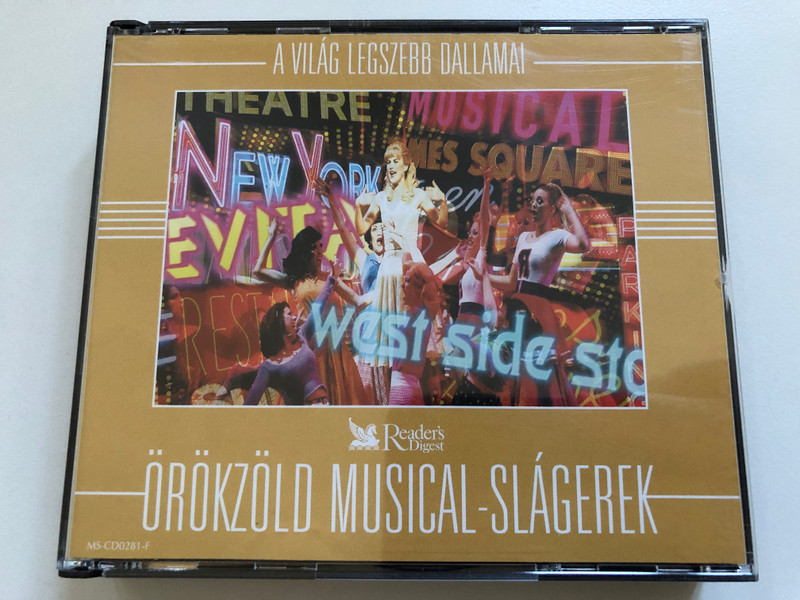 A VILÁG LEGSZEBB DALLAMAI – ÖRÖKZÖLD MUSICAL-SLÁGEREK (EVERGREEN MUSICAL HITS) | 3-CD Válogatás
