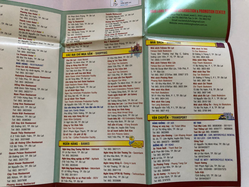 Da Lat – Lam Dong Travel Map | Bản Đồ Du Lịch Đà Lạt – Lâm Đồng (LamDongTravel)