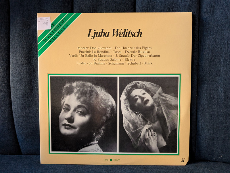 Ljuba Welitsch – Operatic Arias and Lieder (1947–1955)