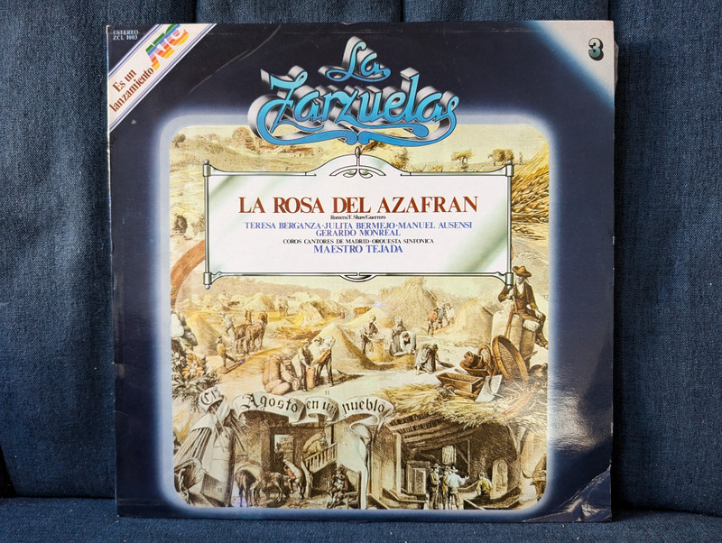 La Rosa del Azafrán – Jacinto Guerrero (ESTEREO ZCL 1003)
