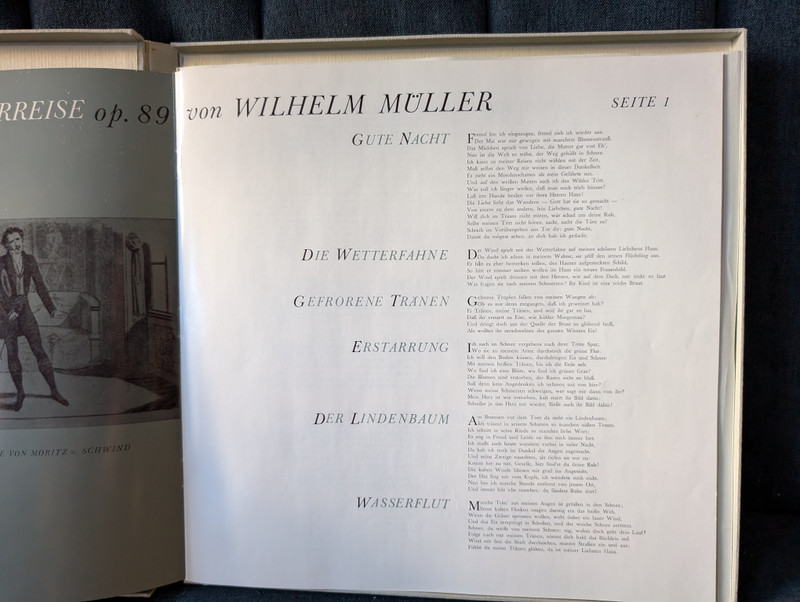 FRANZ SCHUBERT – Winterreise (IWALP 303/04)