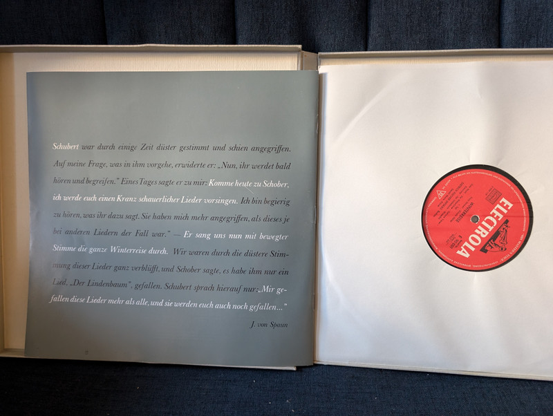 FRANZ SCHUBERT – Winterreise (IWALP 303/04)