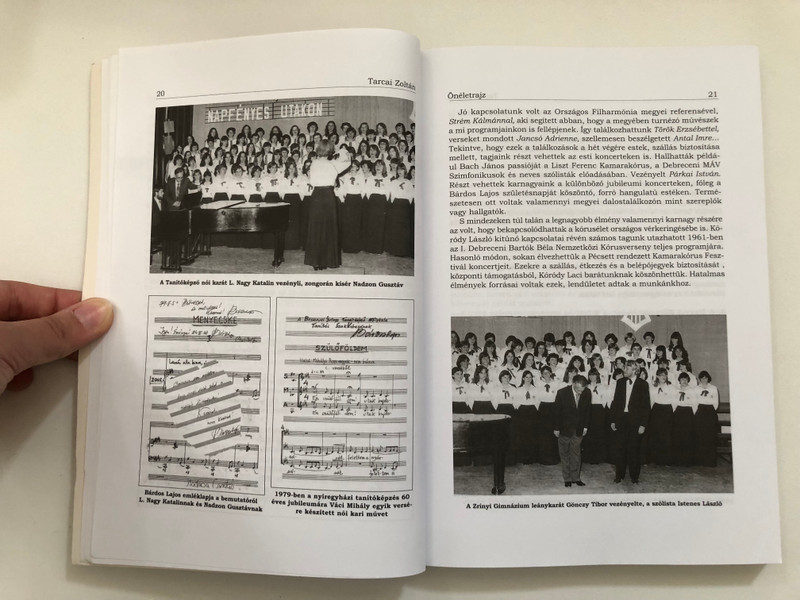 Tarcai Zoltán: Emlékeim – Fél évszázad a zene szolgálatában | Memoir & Christian Music History Hardcover (9789638810502)