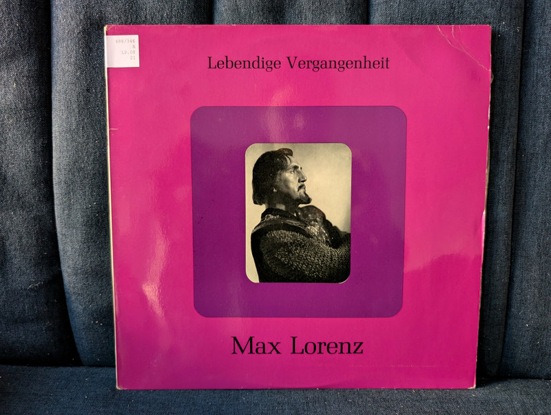 Lebendige Vergangenheit: Max Lorenz – Historic Art Song Masters (LV 21)