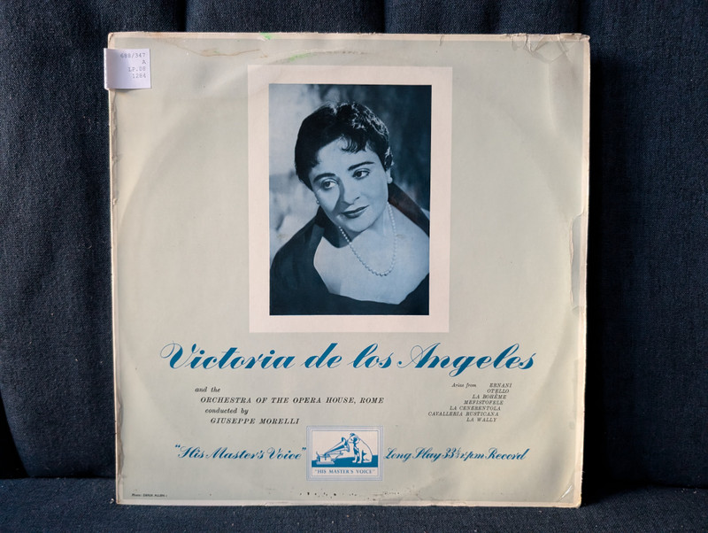 Victoria de los Angeles & Orchestra of the Opera House, Rome – Operatic Arias (ALP 1284)