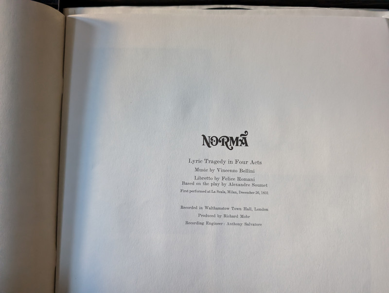 Bellini: Norma – Montserrat Caballé, Placido Domingo & Friends (3 LP Red Seal Set) (LSC-6202) 