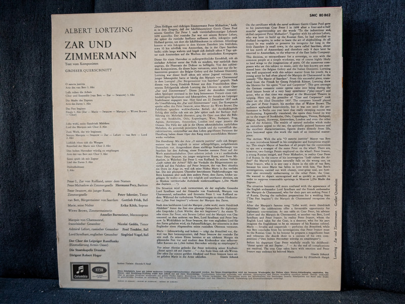 Zar und Zimmermann (Great Highlights) – Vinyl LP (SMC 80 862)